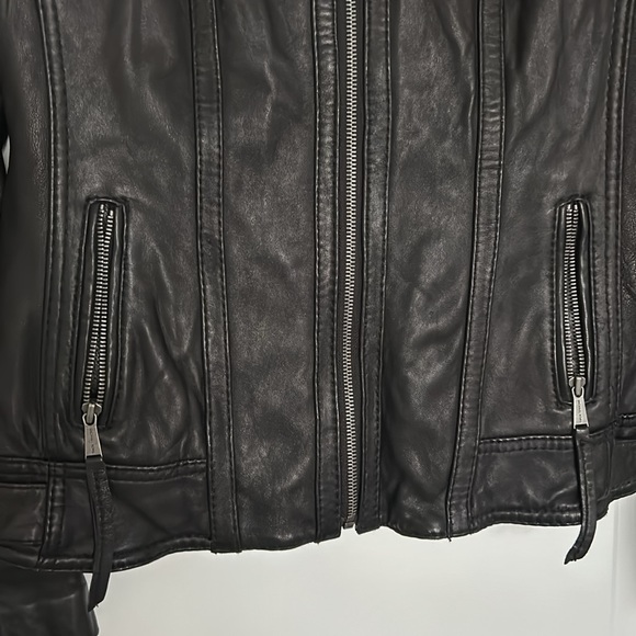 Michael Kors Leather Jacket - Picture 3 of 5